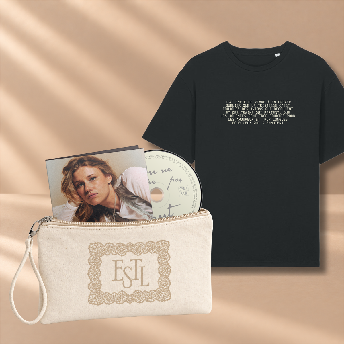 ESTL - PACK CD POCHETTE + TSHIRT BRODÉ